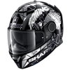 Shark Spartan 1.2 Lorenzo CAT GP Black White Silver Full Face Motorcycle Helmet Front Left                                                                                                                                                                     