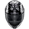 Shark Spartan 1.2 Lorenzo CAT GP Black White Silver Full Face Motorcycle Helmet Front                                                                                                                                                                          