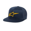 Ageless Flat Cap Navy Gold