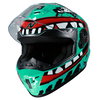 Nitro Nitro N700 Big Mouth Helmet Aqua Red White - Thumbnail 3