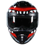 N700 Big Mouth Helmet Black Red White