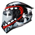 N700 Big Mouth Helmet Black Red White