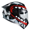 Nitro Nitro N700 Big Mouth Helmet Black Red White - Thumbnail 5