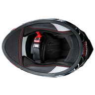 N700 Big Mouth Helmet Black Red White