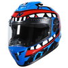Nitro Nitro N700 Big Mouth Helmet Blue Red White - Thumbnail 2