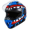 Nitro Nitro N700 Big Mouth Helmet Blue Red White - Thumbnail 3