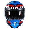 Nitro Nitro N700 Big Mouth Helmet Blue Red White - Thumbnail 4