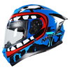 Nitro Nitro N700 Big Mouth Helmet Blue Red White - Thumbnail 1