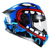 Nitro Nitro N700 Big Mouth Helmet Blue Red White - Thumbnail 5