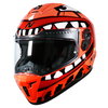 Nitro Nitro N700 Big Mouth Helmet Orange Red White - Thumbnail 2
