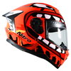 Nitro Nitro N700 Big Mouth Helmet Orange Red White - Thumbnail 5