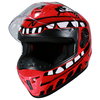 Nitro Nitro N700 Big Mouth Helmet Red Red White - Thumbnail 3
