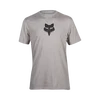 Fox Fox Head SS Prem T-Shirt Heather Grey - Thumbnail 1