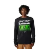 Fox Fox X Kawi Long Sleeve Premium T-Shirt Black - Thumbnail 1