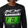 Fox Fox X Kawi Long Sleeve Premium T-Shirt Black - Thumbnail 2