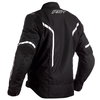 RST Axis CE Black White Textile Motorcycle Jacket Back                                                                                                                                                                                                         