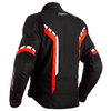 RST Axis CE Black Red White Textile Motorcycle Jacket Back                                                                                                                                                                                                     