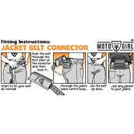 Jacket Belt Connector Black
