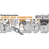 MotoGirl MotoGirl Jacket Belt Connector Black - Thumbnail 2