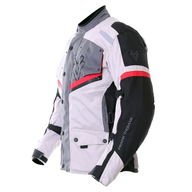 Legacy Jacket Light Grey Dark Grey Red Black
