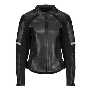MotoGirl Fiona Leather Jacket Black