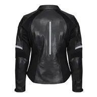 Fiona Leather Jacket Black