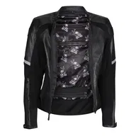 Fiona Leather Jacket Black