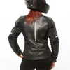 MotoGirl MotoGirl Fiona Leather Jacket Black - Thumbnail 5