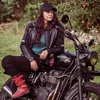 MotoGirl MotoGirl Fiona Leather Jacket Black - Thumbnail 6