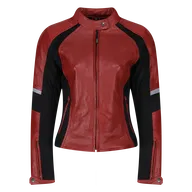 Fiona Leather Jacket Red