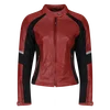 MotoGirl MotoGirl Fiona Leather Jacket Red - Thumbnail 1