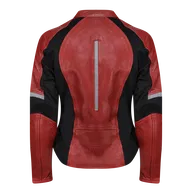 Fiona Leather Jacket Red