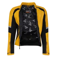 Fiona Leather Jacket Yellow