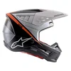 Alpinestars Alpinestars S-M5 Rayon Helmet Matt Black White Orange Fluo - Thumbnail 2