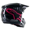 Alpinestars Alpinestars S-M5 Compass Helmet Black Diva Pink Glossy - Thumbnail 2