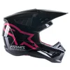 Alpinestars Alpinestars S-M5 Compass Helmet Black Diva Pink Glossy - Thumbnail 5