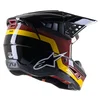 Alpinestars Alpinestars S-M5 Venture Helmet Black Burgundy Yellow Glossy - Thumbnail 2