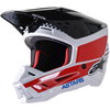Alpinestars Alpinestars S-M5 Speed Helmet White Dark Blue Red Glossy - Thumbnail 1