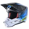 Alpinestars Alpinestars S-M5 Rayon Helmet Nightlife UCLA Blue White Matt - Thumbnail 1