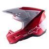 Alpinestars Alpinestars S-M5 Rayon Helmet Bright Red White Matt - Thumbnail 4