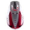 Alpinestars Alpinestars S-M5 Rayon Helmet Bright Red White Matt - Thumbnail 7