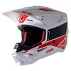 Alpinestars Alpinestars S-M5 Bond Helmet White Red Glossy - Thumbnail 1