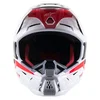 Alpinestars Alpinestars S-M5 Bond Helmet White Red Glossy - Thumbnail 2