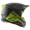 Alpinestars Alpinestars Supertech S-M8 Echo MX Helmet Black Yellow Fluo - Thumbnail 2