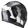 Scorpion Scorpion Exo R1 Evo Air Helmet Corpus II Black White - Thumbnail 2