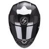 Scorpion Scorpion Exo R1 Evo Air Helmet Corpus II Black White - Thumbnail 3