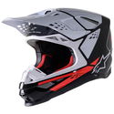 Supertech S-M8 Factory MX Helmet Black White Red Fluo