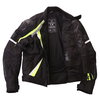 Frank Thomas Sports Jacket Black Flou Yellow White Size: Mens UK - M