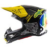 Alpinestars Alpinestars Supertech S-M8 X Cactus MX Helmet Rainbow - Thumbnail 4