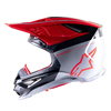 Alpinestars Alpinestars Supertech S-M10 Acumen MX Helmet Red Fluo Black Silver - Thumbnail 2